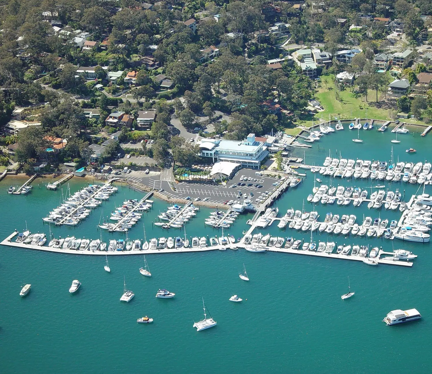 Floating Breakwater at Royal Motor Yacht Club